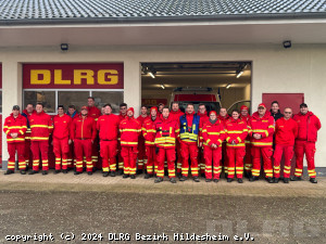 Mitglieder des Wasserrettungszuges